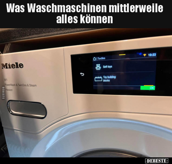 Was Waschmaschinen mittlerweile alles können.. - Lustige Bilder | DEBESTE.de