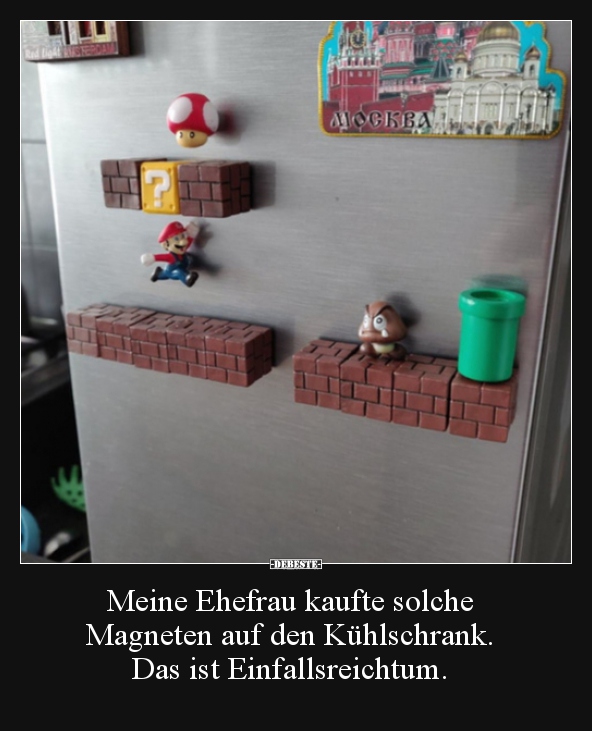 Meine Ehefrau kaufte solche Magneten auf den.. - Lustige Bilder | DEBESTE.de