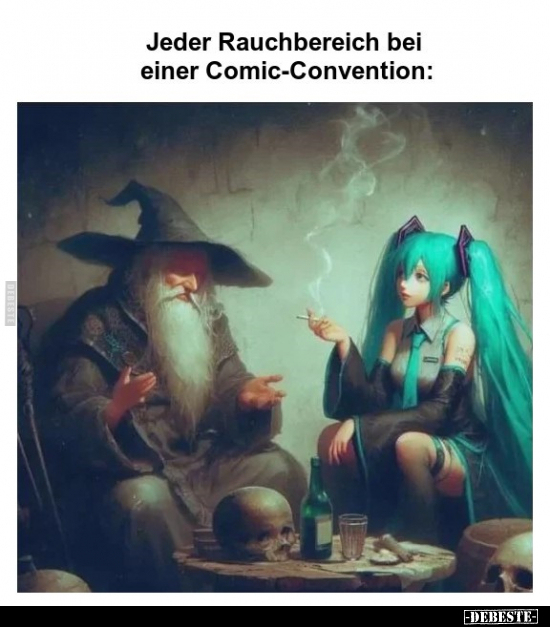 Jeder Rauchbereich bei einer Comic-Convention.. - Lustige Bilder | DEBESTE.de