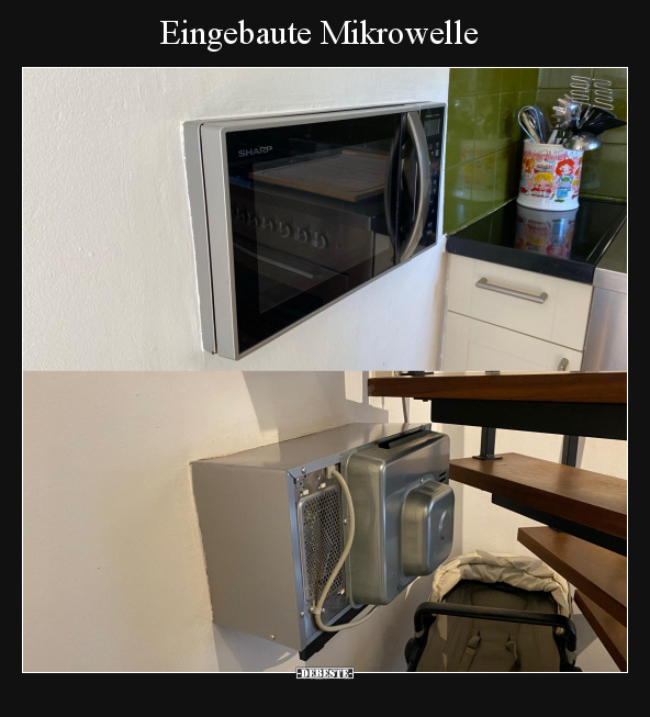 Eingebaute Mikrowelle.. - Lustige Bilder | DEBESTE.de