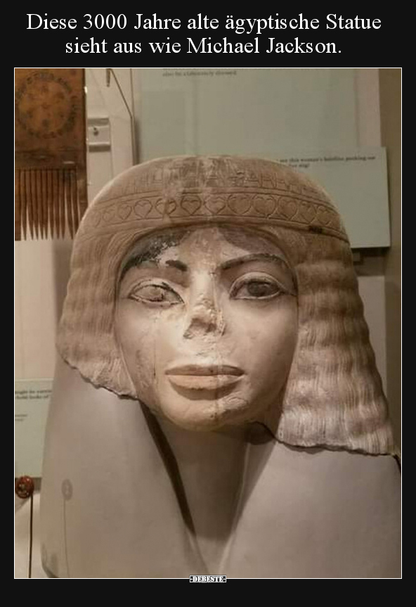 Diese 3000 Jahre alte ägyptische Statue sieht aus wie.. - Lustige Bilder | DEBESTE.de
