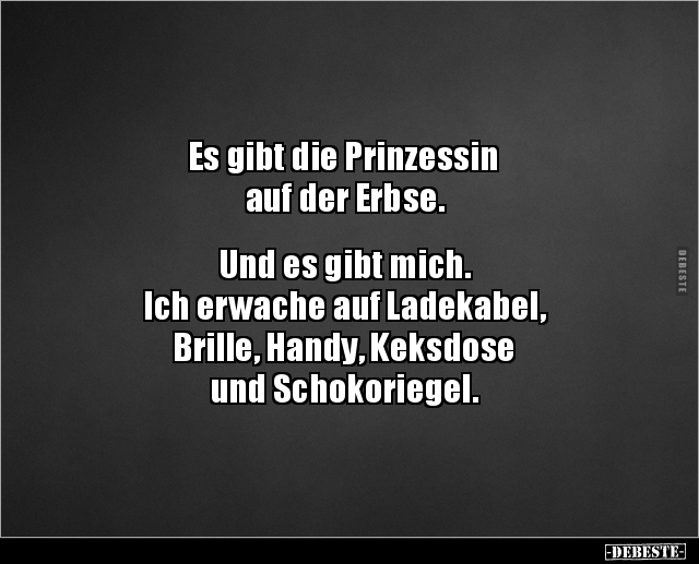 Es gibt die Prinzessin auf der Erbse. Und es gibt.. - Lustige Bilder | DEBESTE.de