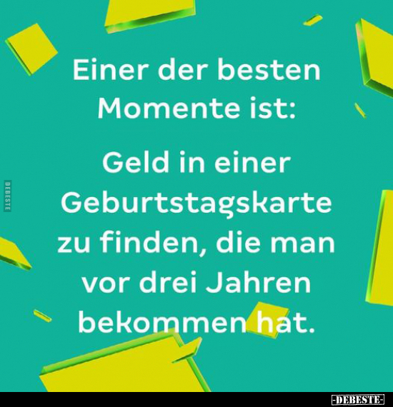 Einer der besten Momente ist: Geld in einer.. - Lustige Bilder | DEBESTE.de