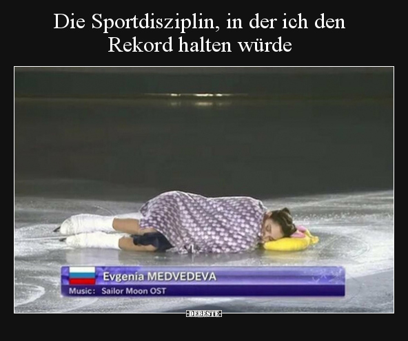 Die Sportdisziplin, in der ich den Rekord halten würde.. - Lustige Bilder | DEBESTE.de