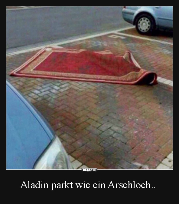 Aladin parkt wie ein Arschloch.. - Lustige Bilder | DEBESTE.de