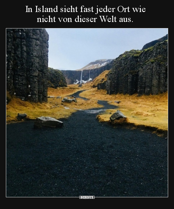 In Island sieht fast jeder Ort wie nicht von dieser Welt.. - Lustige Bilder | DEBESTE.de