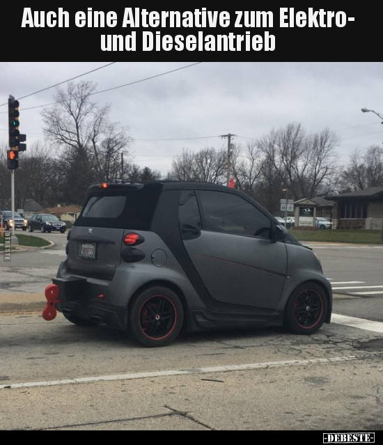 Auch eine Alternative zum Elektro- und Dieselantrieb.. - Lustige Bilder | DEBESTE.de