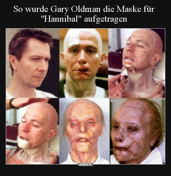 So wurde Gary Oldman die Maske für "Hannibal".. - Lustige Bilder | DEBESTE.de