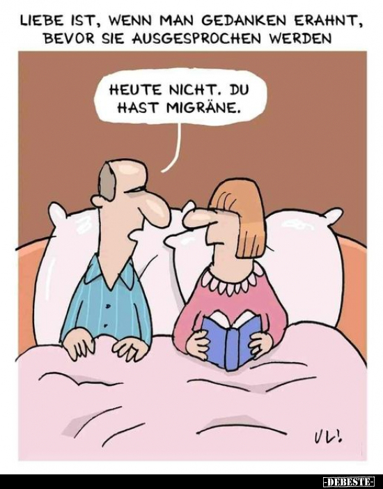 Heute nicht. Du hast Migräne... - Lustige Bilder | DEBESTE.de
