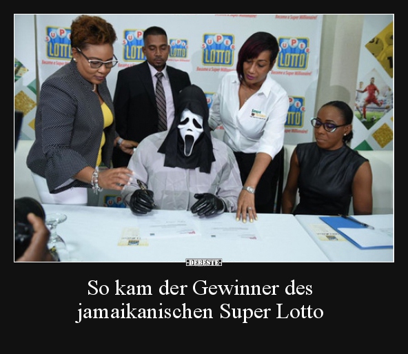 So kam der Gewinner des jamaikanischen Super Lotto.. - Lustige Bilder | DEBESTE.de