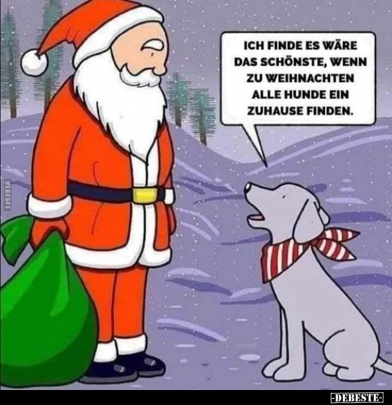 Ich finde es wäre das Schönste, wenn zu Weihnachten.. - Lustige Bilder | DEBESTE.de