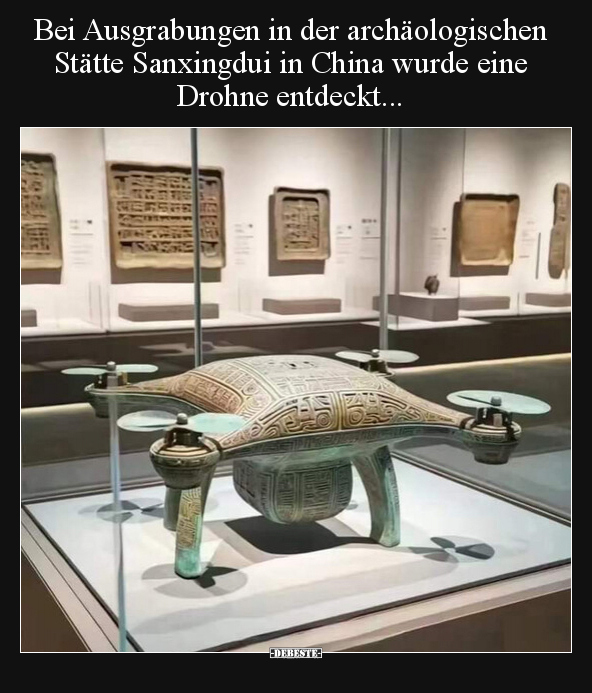 Bei Ausgrabungen in der archäologischen Stätte Sanxingdui.. - Lustige Bilder | DEBESTE.de