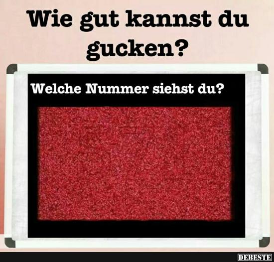 Wie gut kannst du gucken? - Lustige Bilder | DEBESTE.de