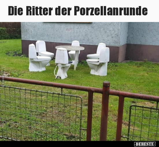 Die Ritter der Porzellanrunde.. - Lustige Bilder | DEBESTE.de