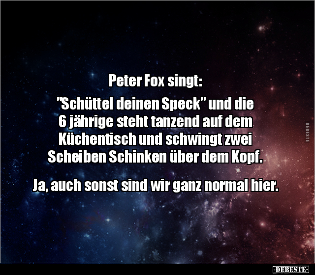 Peter Fox singt: ”Schüttel deinen Speck” und die.. - Lustige Bilder | DEBESTE.de