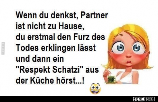Wenn du denkst, Partner ist nicht zu Hause.. - Lustige Bilder | DEBESTE.de