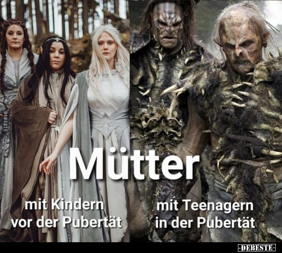 Mütter mit Kindern vor der Pubertät.. - Lustige Bilder | DEBESTE.de