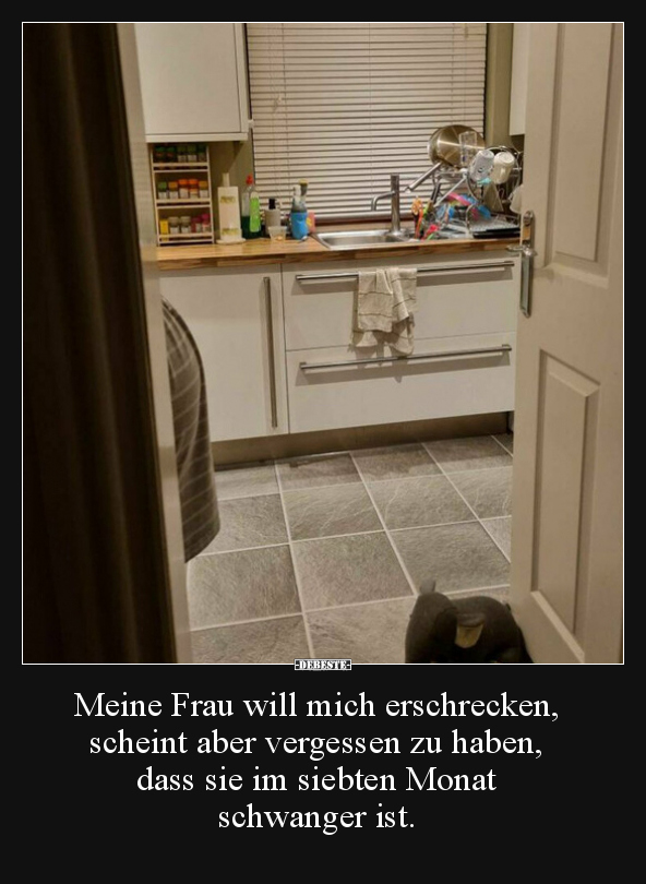 Meine Frau will mich erschrecken, scheint aber vergessen.. - Lustige Bilder | DEBESTE.de