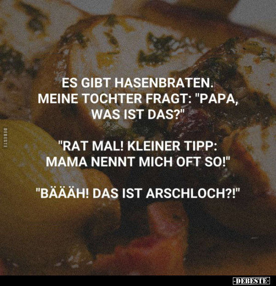 Es gibt Hasenbraten.. - Lustige Bilder | DEBESTE.de
