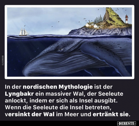 In der nordischen Mythologie ist der Lyngbakr ein massiver.. - Lustige Bilder | DEBESTE.de
