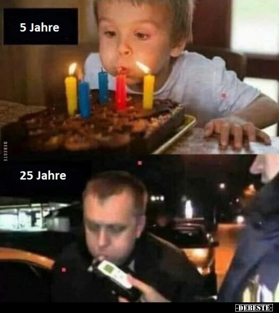 5 Jahre vs. 25 Jahre.. - Lustige Bilder | DEBESTE.de
