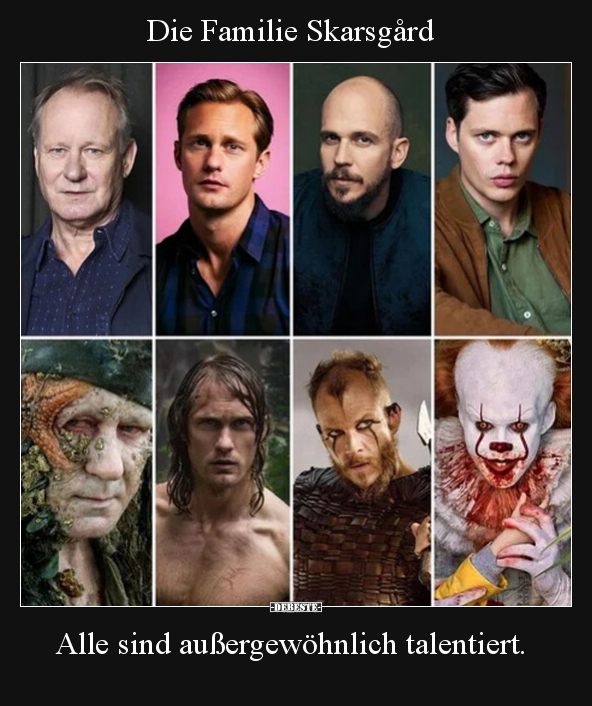 Die Familie Skarsgård.. - Lustige Bilder | DEBESTE.de