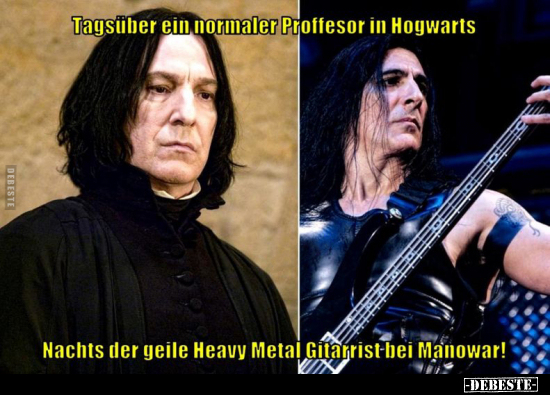 Tagsüber ein normaler Proffesor in Hogwarts... - Lustige Bilder | DEBESTE.de