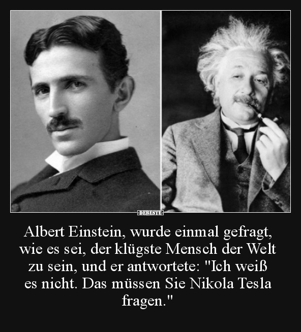 Albert Einstein, wurde einmal gefragt, wie es sei, der.. - Lustige Bilder | DEBESTE.de