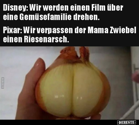 Disney: Wir werden einen Film über eine Gemüsefamilie.. - Lustige Bilder | DEBESTE.de