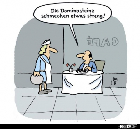 Die Dominasteine schmecken etwas streng!.. - Lustige Bilder | DEBESTE.de