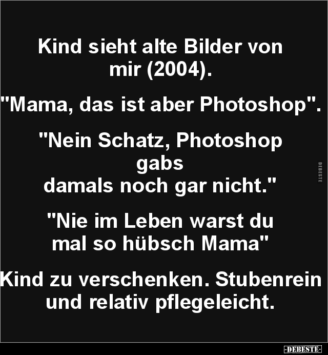 Kind sieht alte Bilder von mir (2004)... - Lustige Bilder | DEBESTE.de
