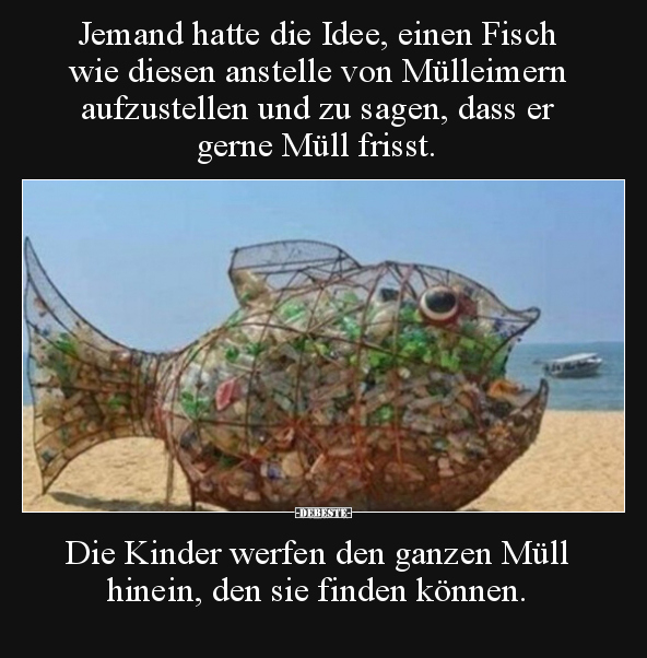 Jemand hatte die Idee, einen Fisch wie diesen anstelle von.. - Lustige Bilder | DEBESTE.de