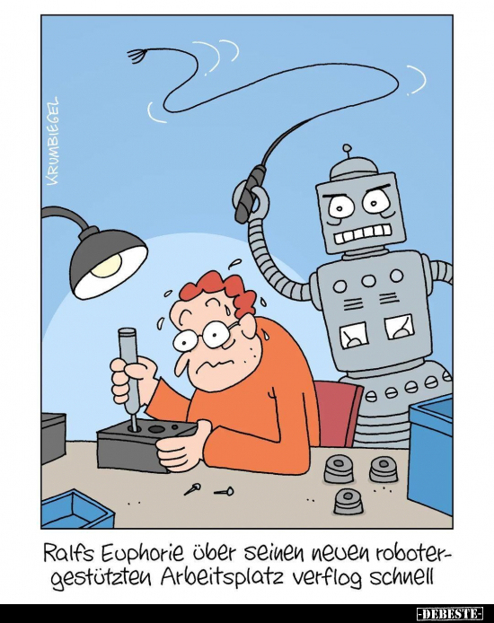 Ralfs Euphorie über seinen neuen robotergestützten.. - Lustige Bilder | DEBESTE.de