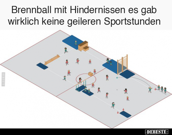 Brennball mit Hindernissen es gab wirklich.. - Lustige Bilder | DEBESTE.de