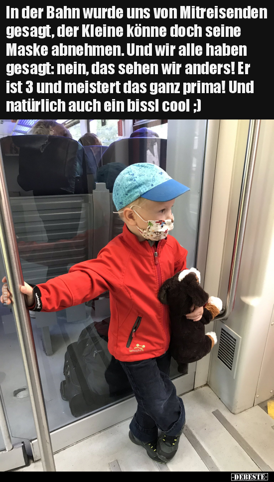 In der Bahn wurde uns von Mitreisenden gesagt, der Kleine.. - Lustige Bilder | DEBESTE.de