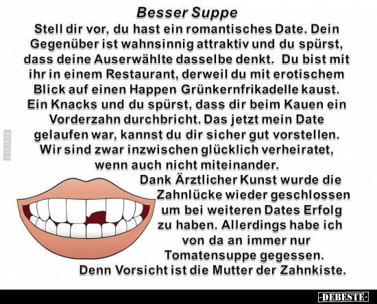 Stell dir vor, du hast ein romantisches Date... - Lustige Bilder | DEBESTE.de