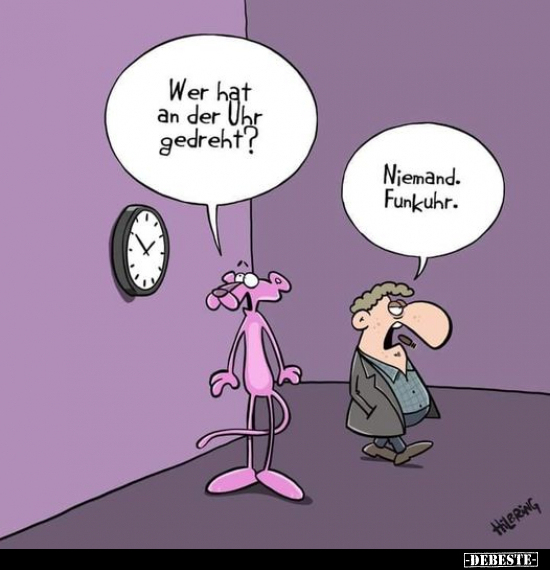 Wer hat an der Uhr gedreht?.. - Lustige Bilder | DEBESTE.de