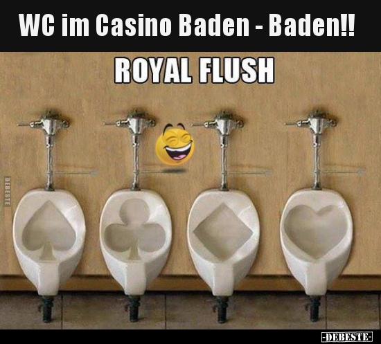 WC im Casino Baden - Baden!!.. - Lustige Bilder | DEBESTE.de