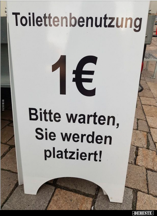 Toilettenbenutzung.. - Lustige Bilder | DEBESTE.de