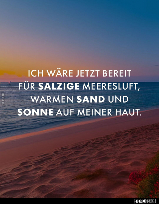 Ich wäre jetzt bereit für salzige Meeresluft.. - Lustige Bilder | DEBESTE.de