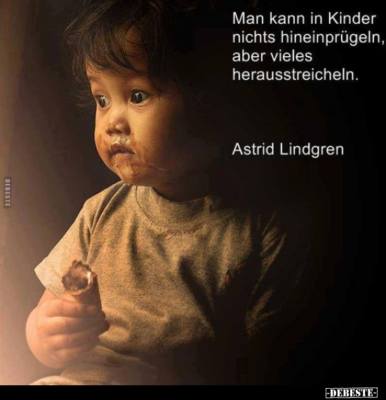 Man kann in Kinder nichts hineinprügeln.. - Lustige Bilder | DEBESTE.de