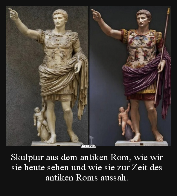 Skulptur aus dem antiken Rom, wie wir sie heute sehen und.. - Lustige Bilder | DEBESTE.de