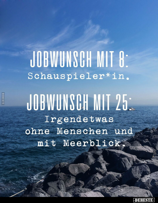 Jobwunsch mit 8: Schauspieler*in. Jobwunsch mit.. - Lustige Bilder | DEBESTE.de