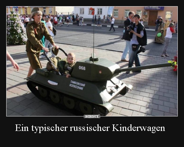 Ein typischer russischer Kinderwagen.. - Lustige Bilder | DEBESTE.de