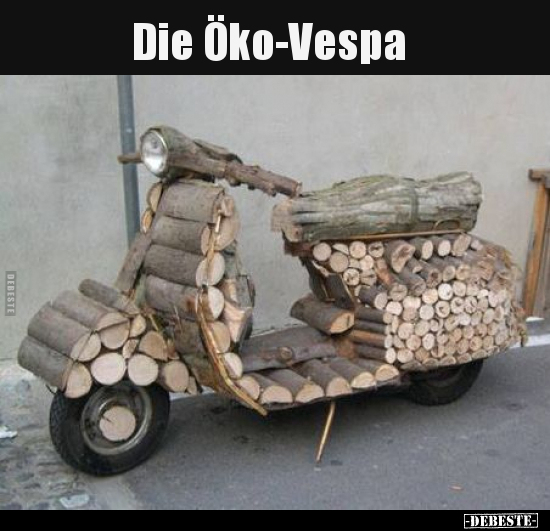 Die Öko-Vespa.. - Lustige Bilder | DEBESTE.de