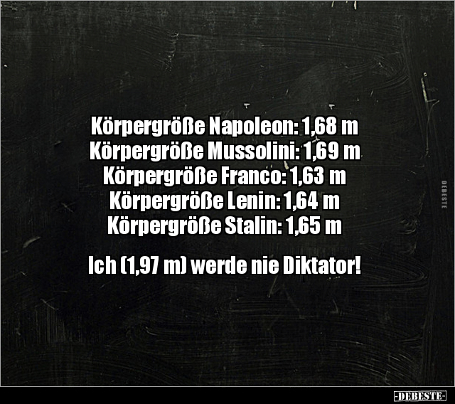 Körpergröße Napoleon: 1,68 m Körpergröße... - Lustige Bilder | DEBESTE.de