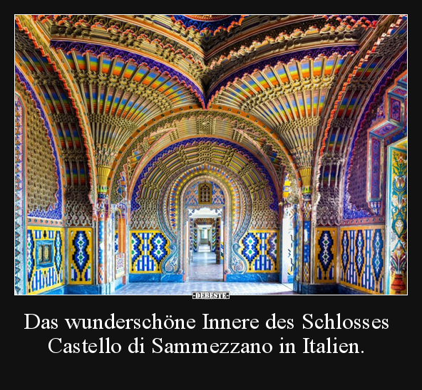 Das wunderschöne Innere des Schlosses Castello di.. - Lustige Bilder | DEBESTE.de