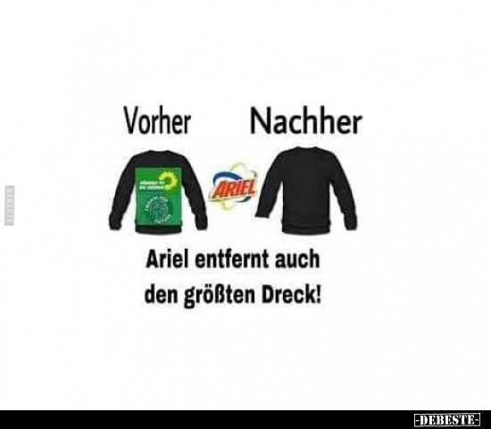 Ariel entfernt auch den größten Dreck! - Lustige Bilder | DEBESTE.de