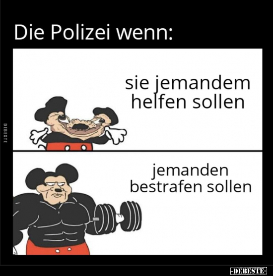 Die Polizei wenn: Sie jemandem helfen sollen.. - Lustige Bilder | DEBESTE.de