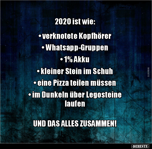 2020 ist wie: • verknotete Kopfhörer•.. - Lustige Bilder | DEBESTE.de